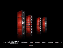 Tablet Screenshot of evolutionacoustics.com
